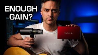 Focusrite Scarlett vs Clarett & SM7 - which has the quality for dynamic mics on acoustic guitar?