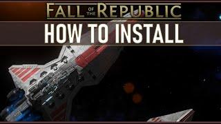 How to Install Star Wars Empire at War Expanded: Fall of the Republic