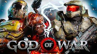 Doom Slayer Vs Master Chief - Ultimate Match up in GOD OF WAR