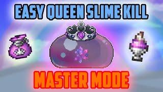 Terraria 1.4 // How to Defeat Queen Slime // Queen Slime Master Mode Guide