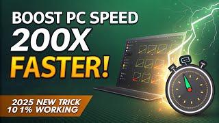 How To Speed Up Your Window 10 Pc/ Laptop Performance 200x Faster Speed Boost Performance