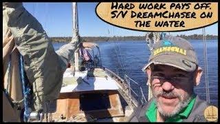 S/V DreamChaser leaves the dock