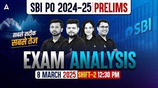 SBI PO Analysis 2024-25 | SBI PO Shift 2 Analysis | SBI PO Prelims Exam Analysis 2025