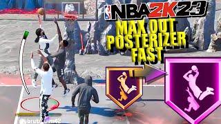 NBA 2K23 TIPS - HOW TO GET POSTERIZER CORE BADGE FASTEST METHOD