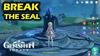 How To Break the Seal in Stormterror's Lair Puzzle | Light Guiding Ceremony | Genshin Impact