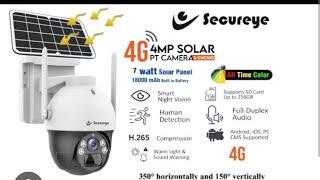 Solar camera | High quality resolution