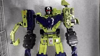 Toyworld Constructor box set review part 2 Devastator combined mode