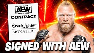 Brock Lesnar SHOCKS WWE by Signing with AEW 2024! BREAKING WWE Rumors