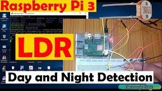 Raspberry pi 3 tutorial #5: how to use LDR sensor Python Programming "Beginners level"