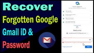 How to Recover a Forgotten Google Gmail Account Password | 2022 |