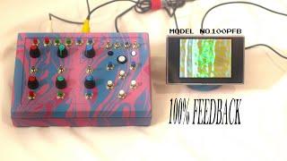 DIY Video Synthesizer, Model No. 100PFB // Promo, Full Overview (GVS003)  // Gleix Devices