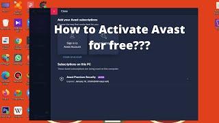 How to Activate Avast Antivirus for free in Tamil