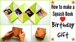 How to make a Squash Card for Valentines | Exploding Card |  Squash Book Tutorial | DIY Paper Crafts