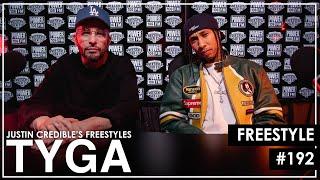 Tyga Drops Bars Over Keak Da Sneak's "Super Hyphy" Beat In Justin Credible Freestyle