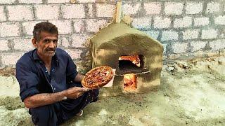 How To Make Mud Pizza Oven | Primitive Technology Mud Oven for Pizza | Primitive Style Pizza Oven