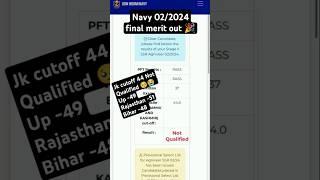 Navy Stage 2nd Result out #navy #navy_ssr_mr_vacancy_2024 #shorts #navyresult