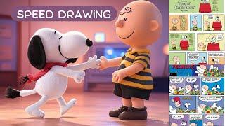 Charlie Brown & Snoopy Drawing