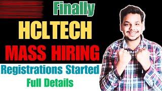 Finally HCLTech Direct MASS Hiring Announcement | OFF Campus Drive For 2024 Batch | Fresher Jobs