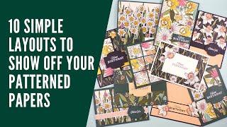 10 Cards to Show Off Your Beautiful Patterned Papers