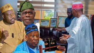 An Sace takardun Sheri'ar Ganduje kan Cin hanchi Kano, Kawu yayi wa Obasanjo martani kan Albashinsu