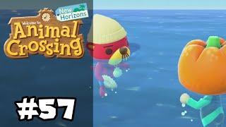 Diving for Elusive Deep Sea Creatures in Animal Crossing: New Horizons (Switch)