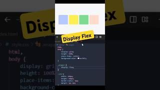 How to Use Flexbox in CSS | CSS Flex design | #htmlfullcourse #html #python #coding #webdesign #css