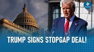 Trump Dodges Govt Shutdown! US House Passes Stopgap Bill