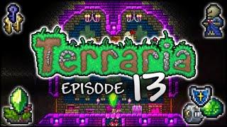 Let's Play Terraria | Using NEW blocks to make Terraria pylon builds! (Episode 13)