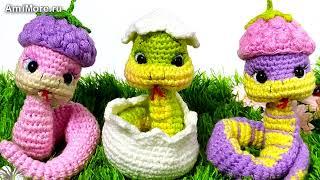 Амигуруми: схема Змеюшка | Игрушки вязаные крючком - Free crochet patterns.