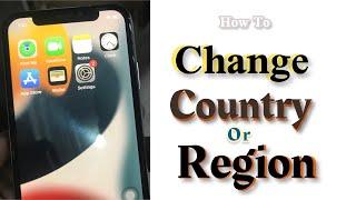 How To Change Country or Region on iphone or iPad?