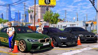 ОПЕРСКАЯ ЕЗДА В GTA 5 - ГОНКА M5 CS ПРОТИВ M5 ASCO И M5 F10! СРАВНЕНИЕ ЛЕГЕНДАРНЫХ BMW M5! ВОТЕР