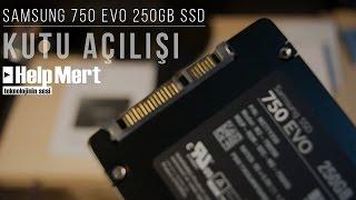 Samsung 750 Evo 250GB SSD Kutu Açılışı