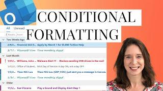 Conditional Formatting in Outlook
