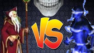 Heroes of Might and Magic III. Arch mage VS Energy elemental