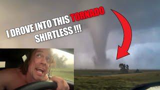 THE MOST INSANE TORNADO INTERCEPT EVER - inside the tornado near Mound City, SD