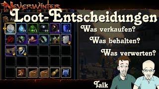 NEVERWINTER: Loot: Was verkaufen? Was behalten? Was verwerten? -Tutorial Talk Guide Tipp PS4 deutsch