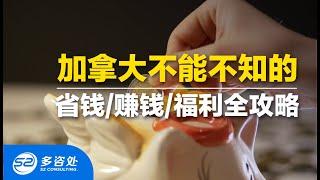 【加拿大福利】省钱/赚钱全攻略，居住加拿大不能不知的“福利”‼️ | RESP + RRSP +TFAS + 小生意贷款 + 创业孵化...| 多咨处（S2 Consulting）| 加拿大