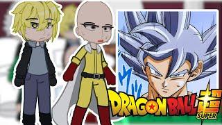 One Punch man React To Goku || Dragon Ball || Gacha React