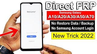 A10/A20/A30/A50/A70.. Samsung  GMAIL ACCOUNT REMOVE/FRP UNLOCK | ANDROID 9/10/11/12 (100% Working)