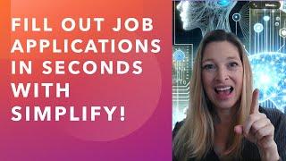 Fill out job applications in seconds with Simplify.jobs copilot browser extension!