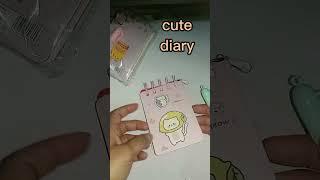 cute diary #creativity #satisfying #artwork #youtubeshorts #stationary