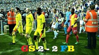 GS - FB DERBİSİ ( PES 2013 NOSTALJİ ) GERÇEK TARAFTAR SEVİNÇLERİYLE      MAÇ SONUCU ( 2-2 )