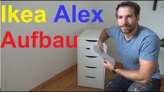 Ikea Alex zusammenbauen Alex Anleitung Aufbau Aufbauanleitung Montage Ikea Alex