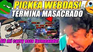 LO VUELVE HACER! TERMIAN KCH4D8 POR HUSCAR MID TERMINA RAGE POR NO MAT4R NI AUN SUPORT