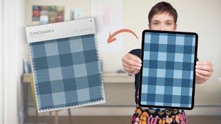 How to create a Simple Gingham Pattern in Procreate