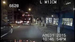 Seattle Police, viewed by OPA Sept. 2015 - notorious cop almost hits jaywalker with car at :52