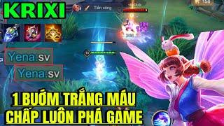 KRIXI Liên Quân || 1 Bướm Trắng Máu Khiến Tel’annas Tắt Điện Lật Kèo Chấp Phá Game