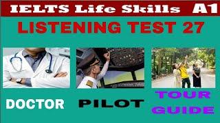 IELTS Life Skills A1 Listening | Test 27 | 2021 | By TFLS