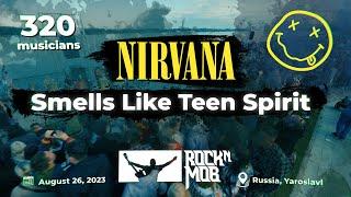 NIRVANA – SMELLS LIKE TEEN SPIRIT. 320 musicians #Rocknmob #Yaroslavl