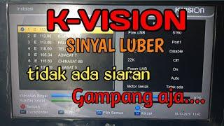 K VISION ada sinyal tidak ada siaran tanpa panggil teknisi